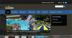 Desktop Screenshot of cityofglidden.org