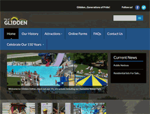 Tablet Screenshot of cityofglidden.org
